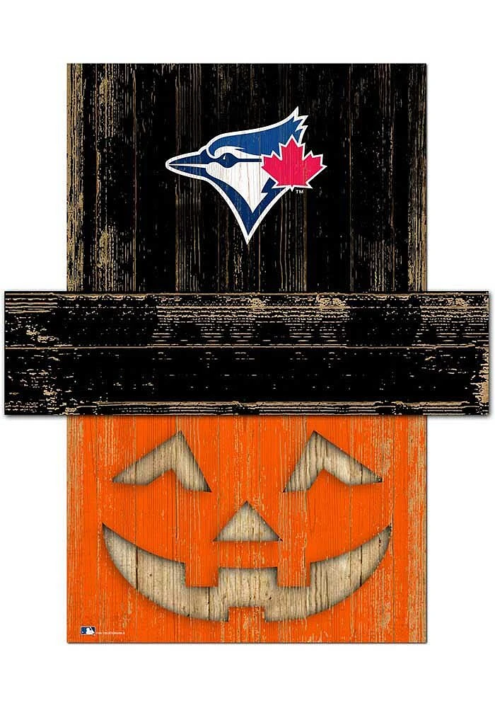 Toronto Blue Jays Pumpkin Head Sign - Blue