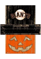 San Francisco Giants Pumpkin Head Sign - Orange