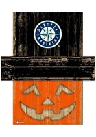 Seattle Mariners Pumpkin Head Sign - Navy Blue