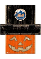 New York Mets Pumpkin Head Sign - Blue