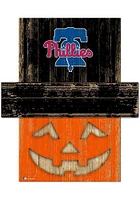 Philadelphia Phillies Pumpkin Head Sign - Red