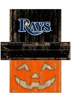 Tampa Bay Rays Pumpkin Head Sign - Blue