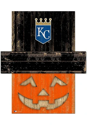 Kansas City Royals Pumpkin Head Sign - Blue