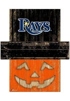 Tampa Bay Rays Pumpkin Head 6x5 Sign - Blue