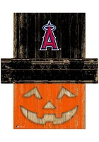 Los Angeles Angels Pumpkin Head 6x5 Sign - Red