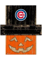 Chicago Cubs Pumpkin Head 6x5 Sign - Blue