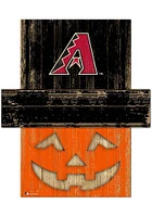 Arizona Diamondbacks Pumpkin Head 6x5 Sign - Red