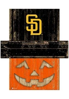 San Diego Padres Pumpkin Head 6x5 Sign - Brown