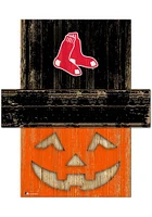 Boston Red Sox Pumpkin Head 6x5 Sign - Red