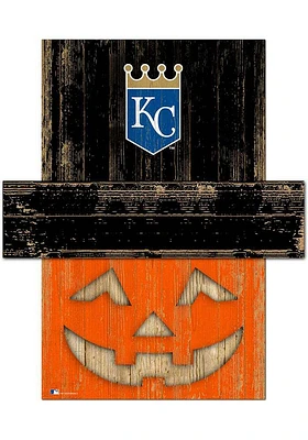 Kansas City Royals Pumpkin Head 6x5 Sign - Blue