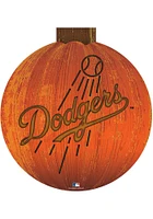 Los Angeles Dodgers Halloween Pumpkin Sign - Blue