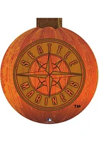 Seattle Mariners Halloween Pumpkin Sign - Navy Blue