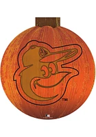 Baltimore Orioles Halloween Pumpkin Sign - Orange