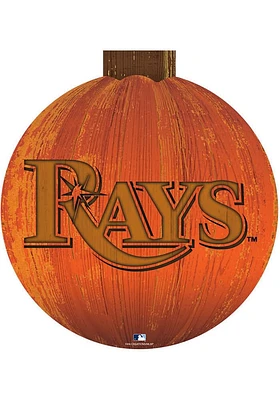 Tampa Bay Rays Halloween Pumpkin Sign - Blue