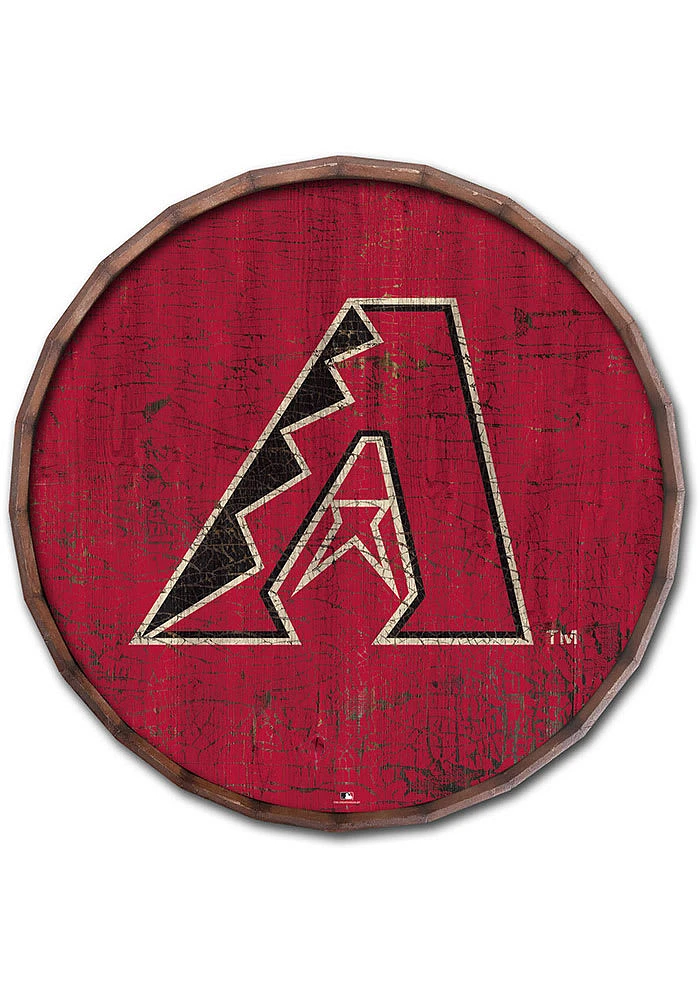 Arizona Diamondbacks Cracked Color Inch Barrel Top Sign
