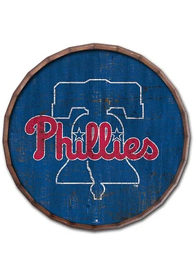 Philadelphia Phillies Cracked Color Inch Barrel Top Sign
