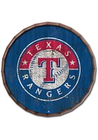 Texas Rangers Cracked Color 24 Inch Barrel Top Sign - Blue