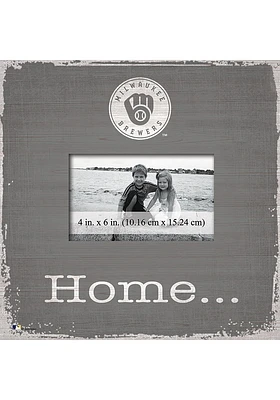 Milwaukee Brewers Home Picture Picture Frame - Navy Blue