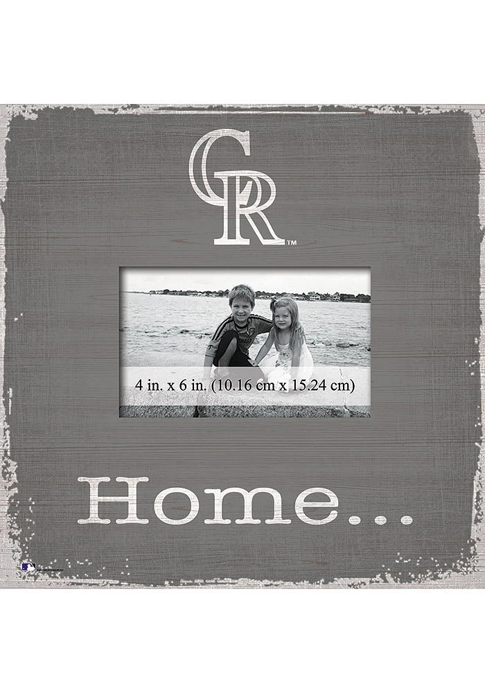Colorado Rockies Home Picture Picture Frame - Purple