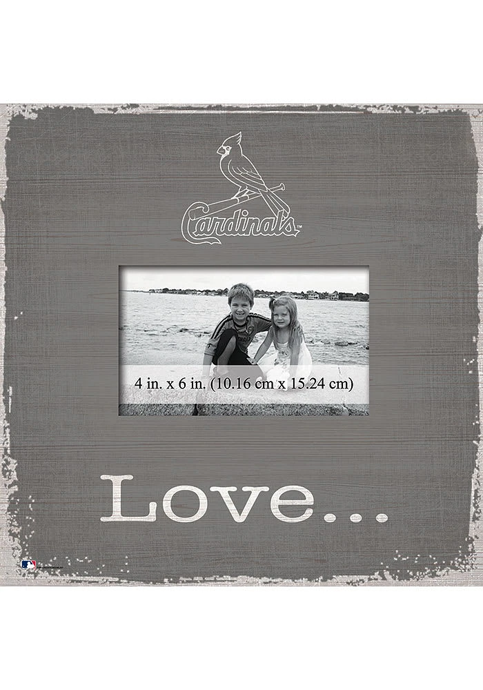 St Louis Cardinals Love Picture Picture Frame - Red