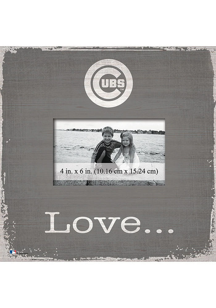 Chicago Cubs Love Picture Picture Frame - Blue