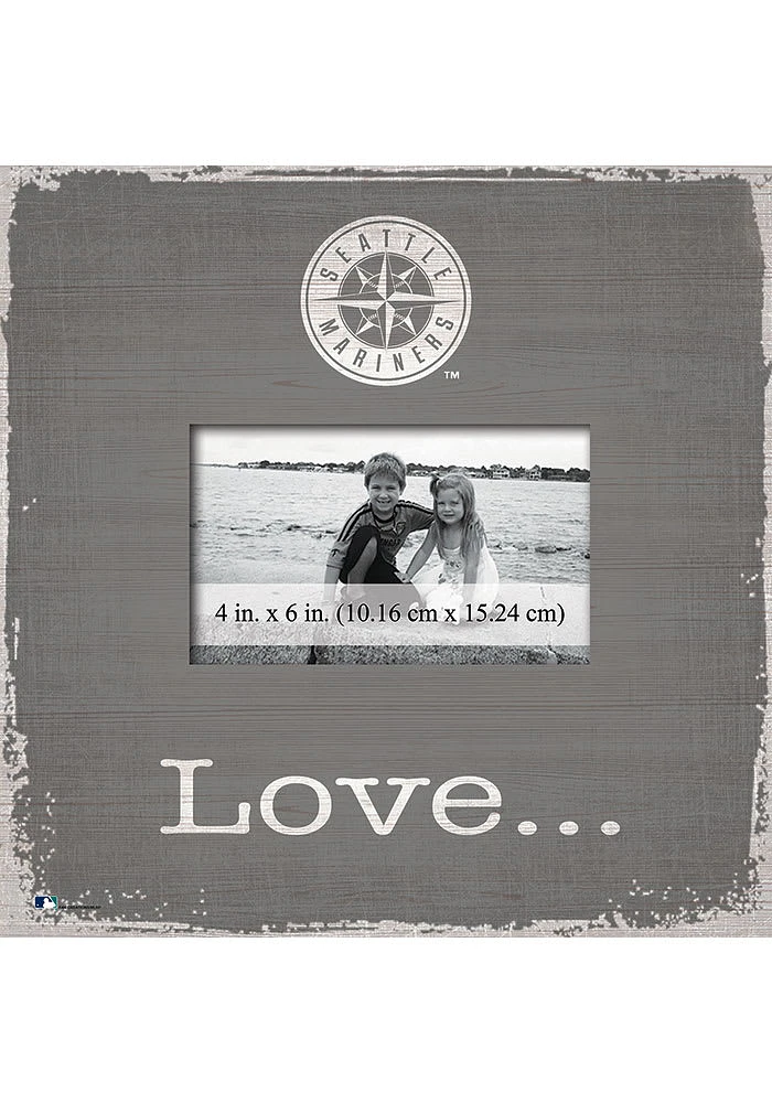 Seattle Mariners Love Picture Picture Frame - Navy Blue