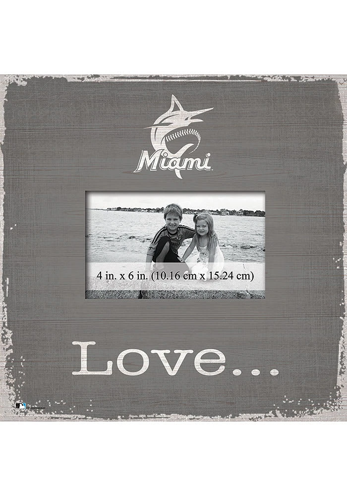 Miami Marlins Love Picture Picture Frame - Blue