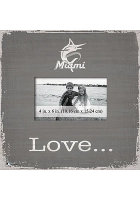 Miami Marlins Love Picture Picture Frame - Blue