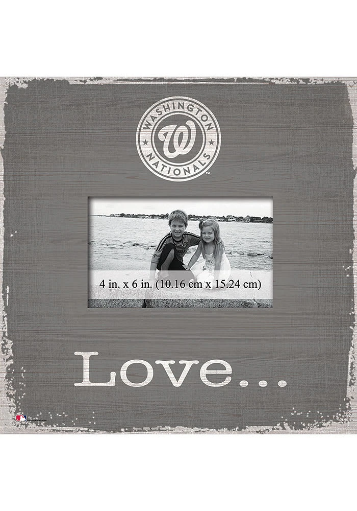 Washington Nationals Love Picture Picture Frame - Red