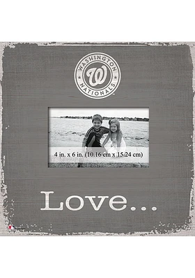 Washington Nationals Love Picture Picture Frame - Red