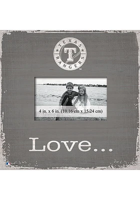 Texas Rangers Love Picture Picture Frame - Navy Blue