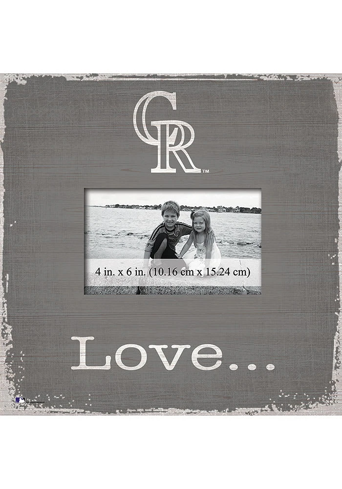 Colorado Rockies Love Picture Picture Frame - Purple