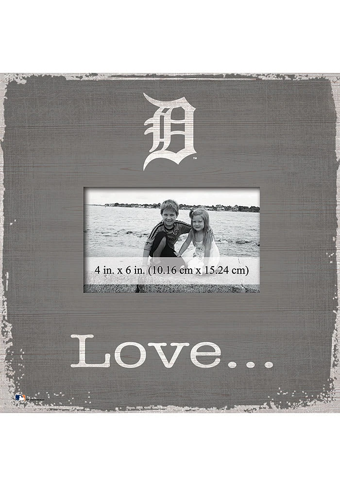 Detroit Tigers Love Picture Picture Frame - Navy Blue