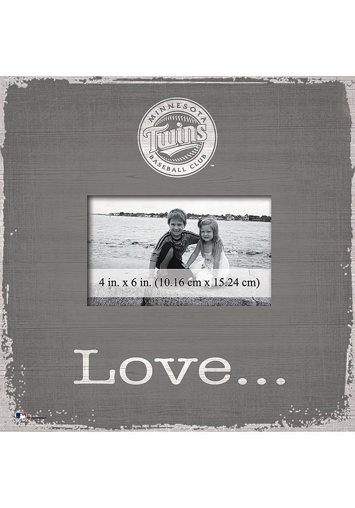 Minnesota Twins Love Picture Picture Frame - Navy Blue