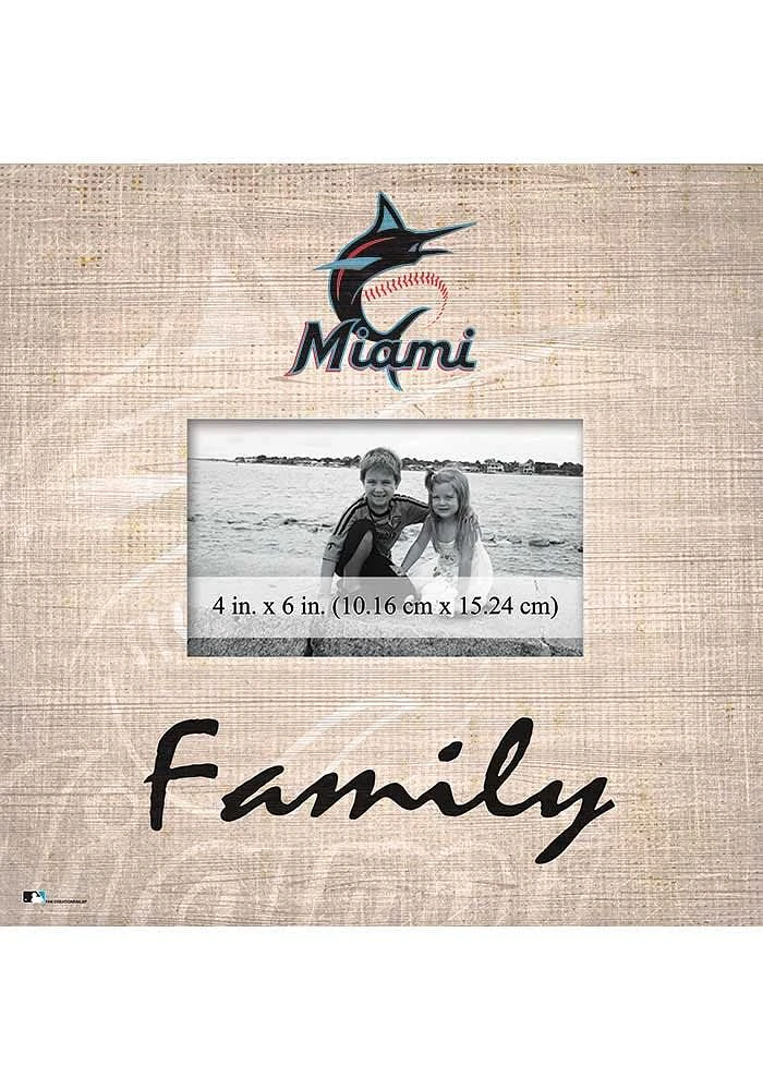 Miami Marlins Family Picture Picture Frame - Blue