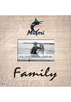 Miami Marlins Family Picture Picture Frame - Blue