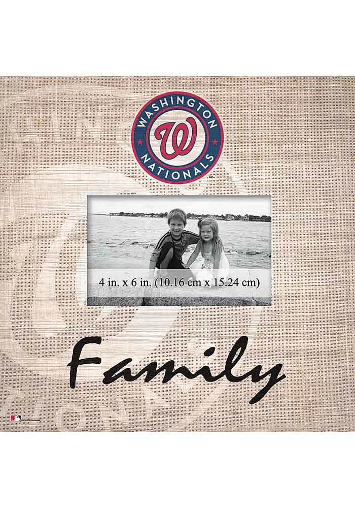 Washington Nationals Family Picture Picture Frame - Red