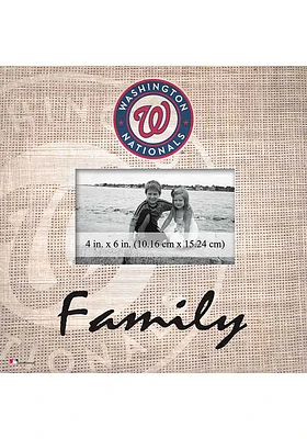 Washington Nationals Family Picture Picture Frame - Red