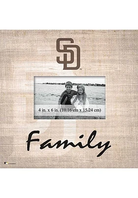 San Diego Padres Family Picture Picture Frame - Brown