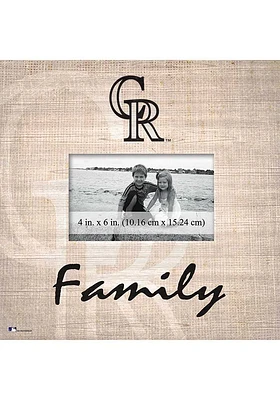 Colorado Rockies Family Picture Picture Frame