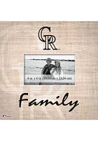 Colorado Rockies Family Picture Picture Frame