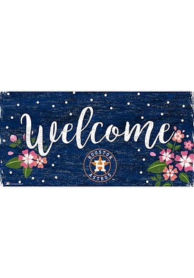 Houston Astros Welcome Floral Sign