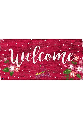 St Louis Cardinals Welcome Floral Sign