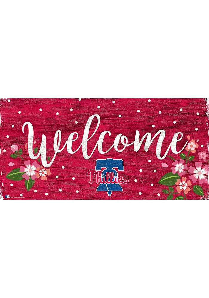 Philadelphia Phillies Welcome Floral Sign