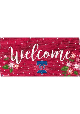 Philadelphia Phillies Welcome Floral Sign