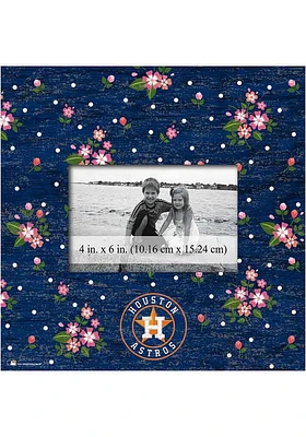 Houston Astros Floral Picture Frame