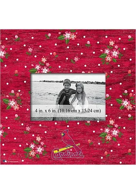 St Louis Cardinals Floral Picture Frame