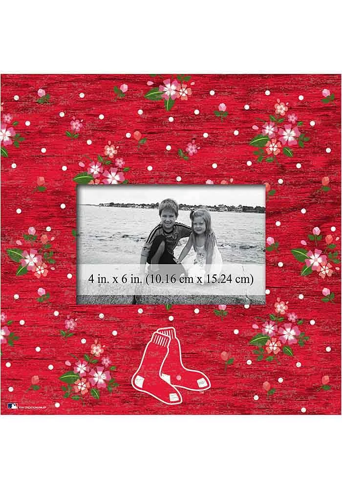 Boston Red Sox Floral Picture Frame