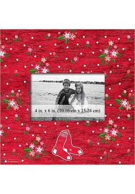 Boston Red Sox Floral Picture Frame