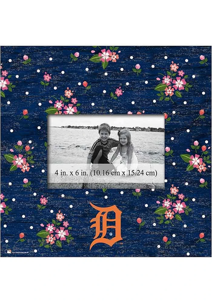 Detroit Tigers Floral Picture Frame